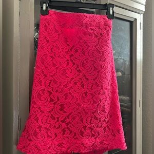 Pink lace skirt! Size 4